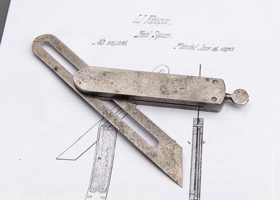 Six inch ROBINSON's Patent June 14, 1870 Bevel by ST. JOHNSBURY TOOL CO - 92180