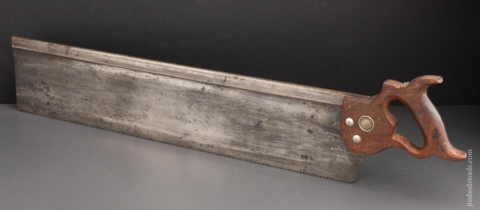 Fine 12 point ATKINS/STANLEY Dual Mark 28 x 5 inch Miter Box Saw SWEETHEART - 92186 