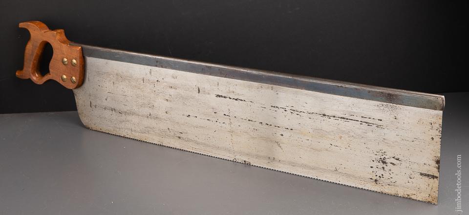 PHENOMENAL! 12 point DISSTON/GOODELL-PRATT Dual Mark 30 x 6 inch Miter Box Saw - 92187