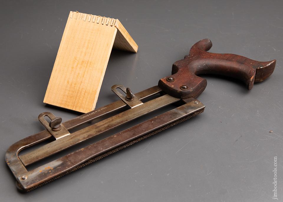 Rare! AUBIN's Patent March 29, 1928 Finger Joint Tenon Saw FINE - 92192