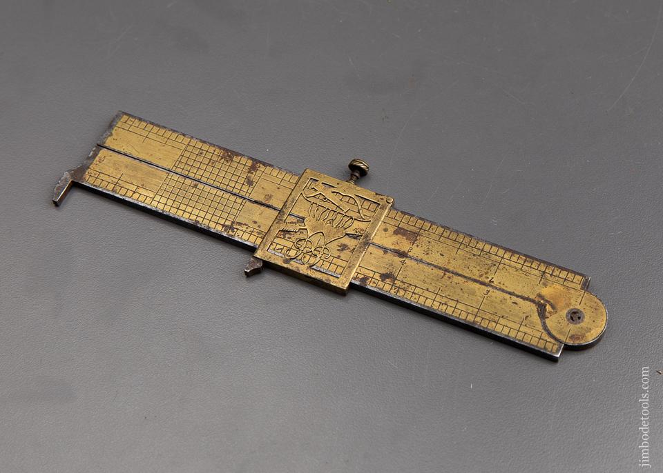 1898 Measuring Ruler AMAZING! 18th Century Calculating Rule and Caliper - 92198U - – Jim ...