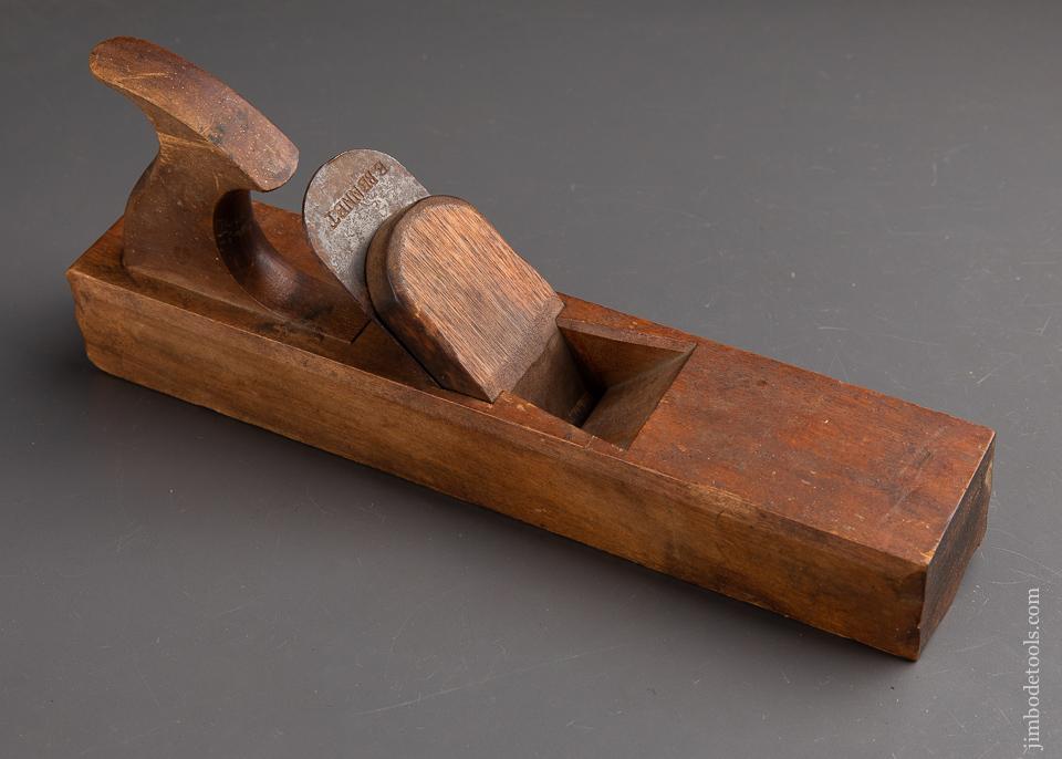 Absolutely Perfect! 13 x 2 1/2 inch Yellow Birch Crown Molding Plane by L:TINKHAM MIDDLEBORO circa 1780-1820 - 92210U