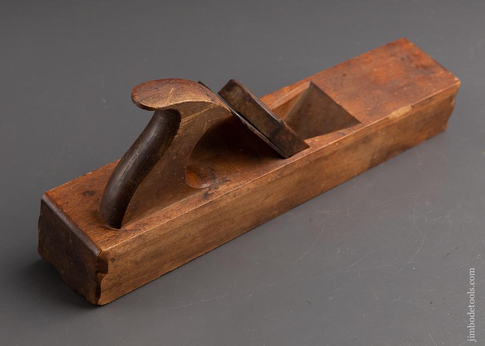 Absolutely Perfect! 13 x 2 1/2 inch Yellow Birch Crown Molding Plane by L:TINKHAM MIDDLEBORO circa 1780-1820 - 92210U