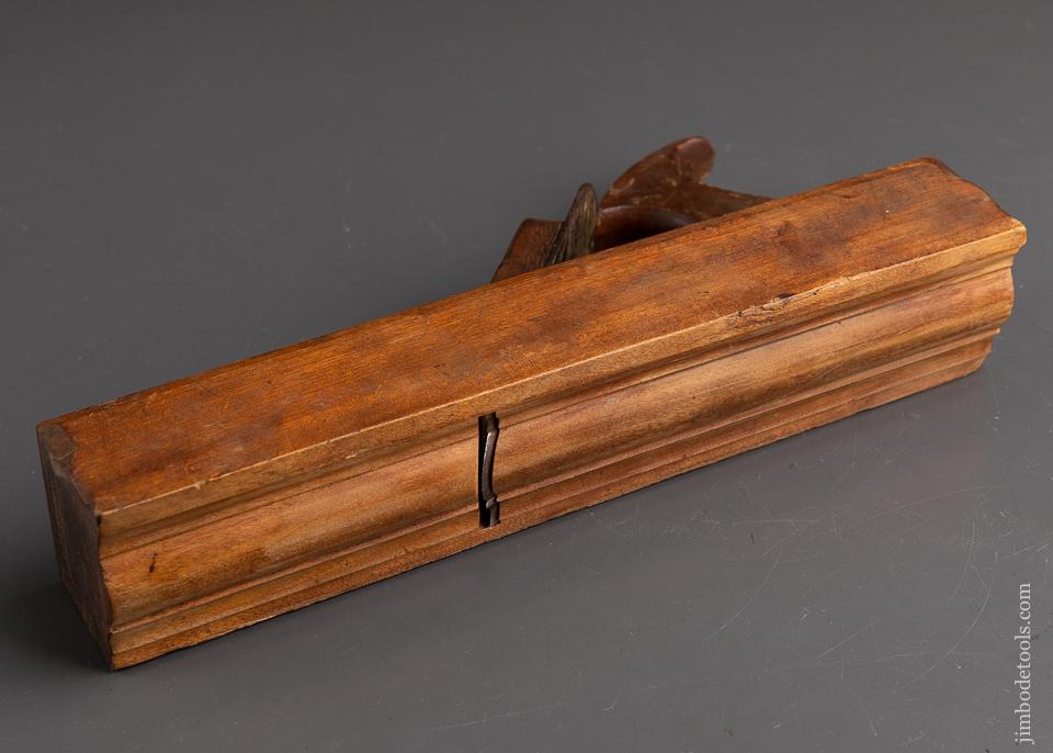 Absolutely Perfect! 13 x 2 1/2 inch Yellow Birch Crown Molding Plane by L:TINKHAM MIDDLEBORO circa 1780-1820 - 92210U