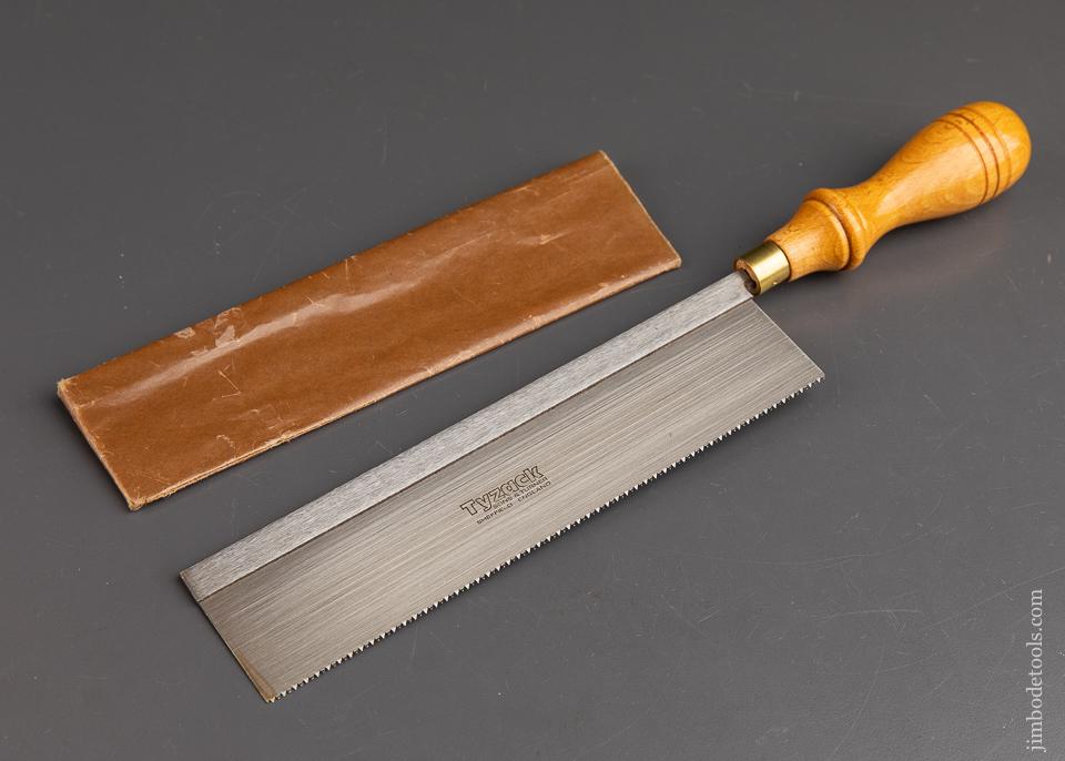 15 point 8 inch TYZACK Split Ferrule Dovetail Saw NEW OLD STOCK - 92220
