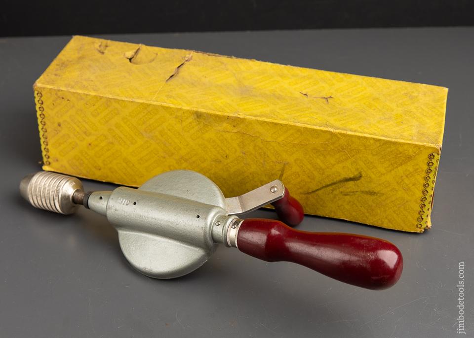 STANLEY 100 PLUS No. 611 Egg Beater Hand Drill DEAD MINT in Original Box - 92222