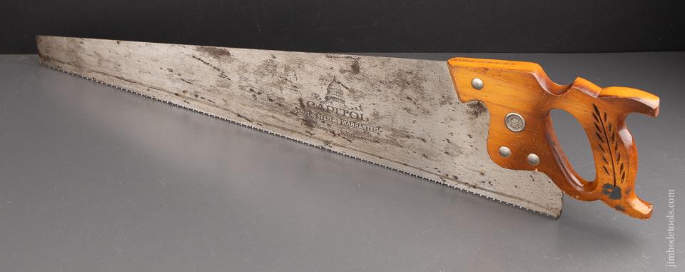 8 point 26 inch Rip CAPITOL Spring Steel Hand Saw - 92223