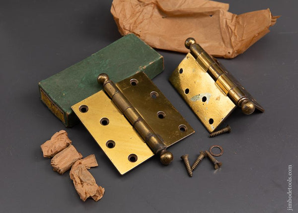 STANLEY No. Z241C Door Hinges in Original Box SWEETHEART - 92307