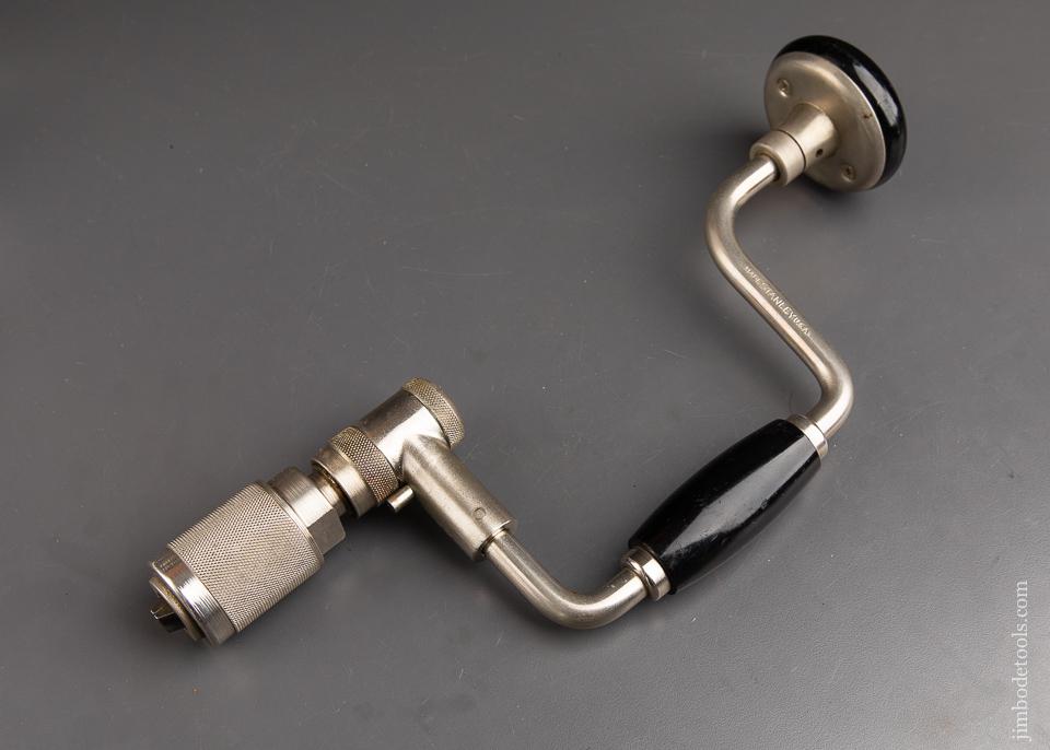MINT New Old Stock STANLEY YANKEE No. 2101A - 8 inch BELL SYSTEM Bit Brace  - 92312