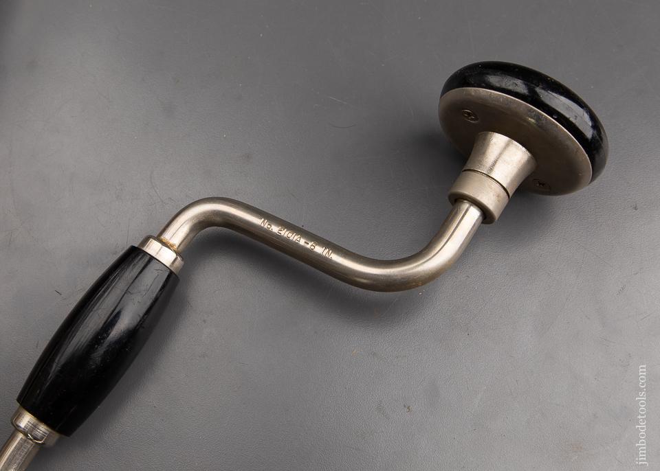 MINT New Old Stock STANLEY YANKEE No. 2101A - 8 inch BELL SYSTEM Bit Brace  - 92312