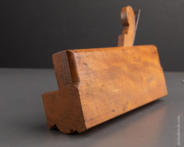 Magnificent! I. SLEEPER Two inch Wide Crispy Complex Molding Plane circa 1780-92 EXTRA EXTRA FINE - 92343