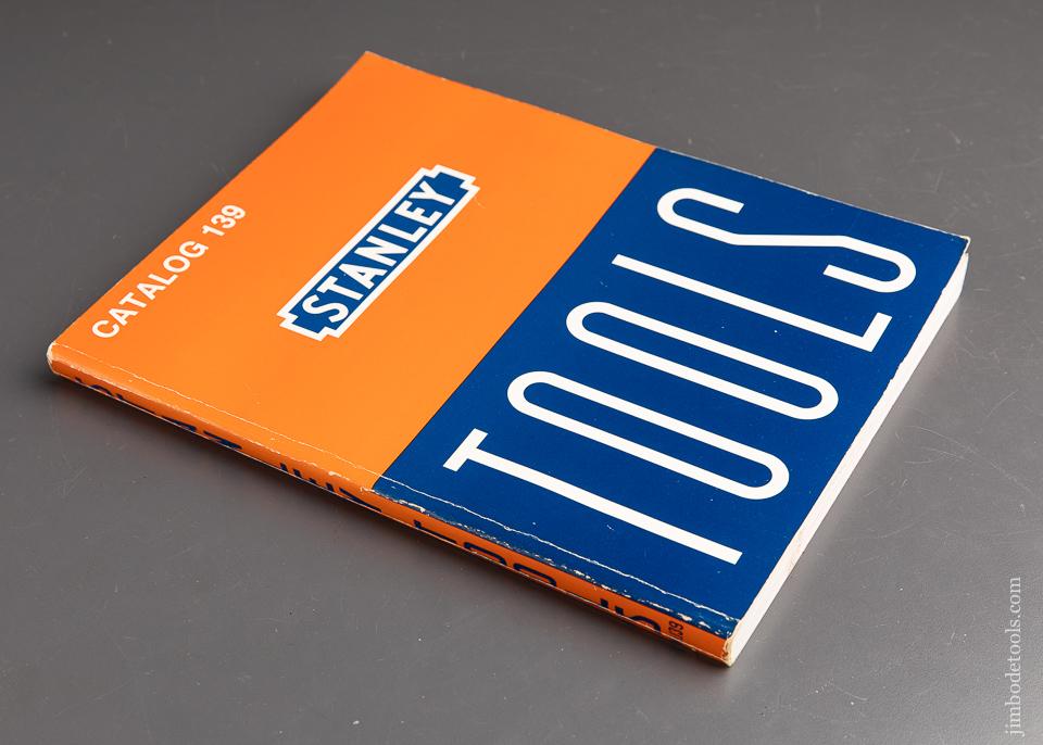 Book:  STANLEY TOOLS CATALOGUE NO. 139 Fom September 1, 1939 REPRINT - 92358 