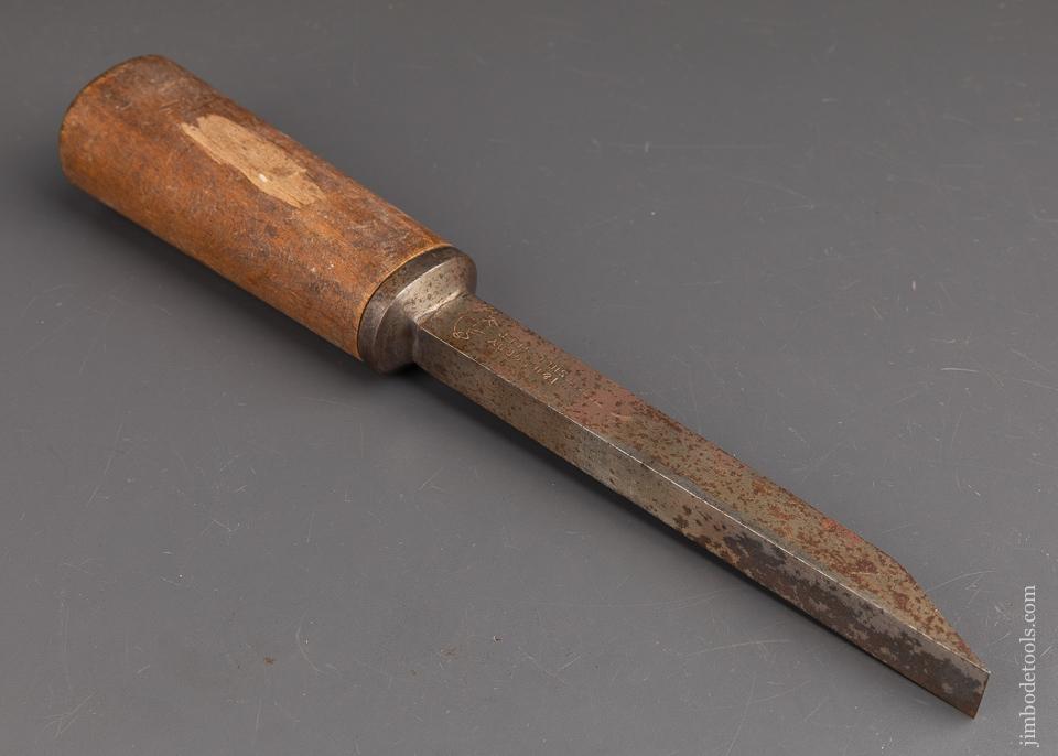 RARE Whopper! 3/4 inch I&H SORBY Pig Sticker Mortise Chisel - 92375