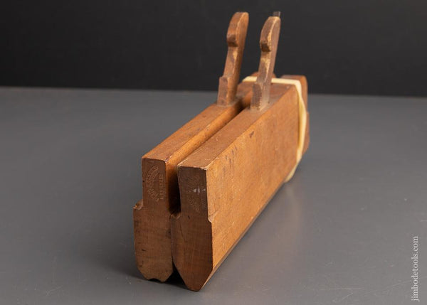 Pair of Half Round Table Joint Planes by H. CHAPIN UNION FACTORY circa 1828-97 - 92405