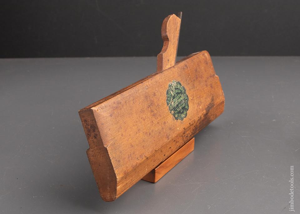 OHIO TOOL CO No. 4 Round Molding Plane circa 1851-1913 with Original CROOK HARDWARE Label - 92425
