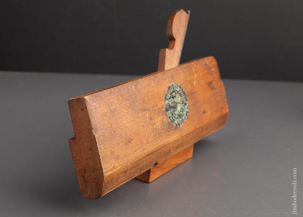 OHIO TOOL CO No. 6 Round Molding Plane circa 1851-1913 With Original CROOK HARDWARE Label! - 92426