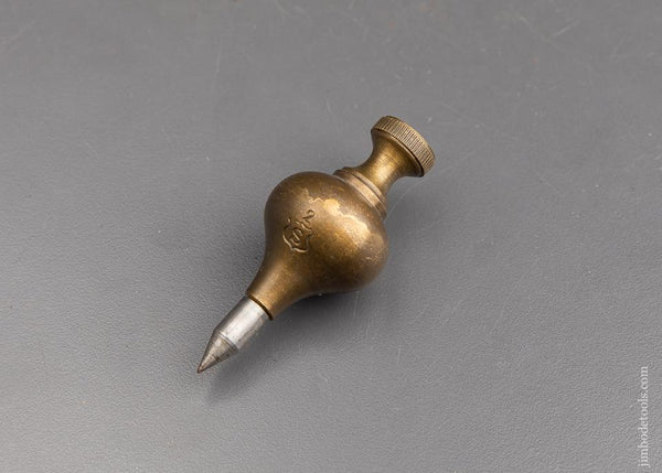 MINT! 2 3/4 inch STORMONT No. 2 Plumb Bob - 92431