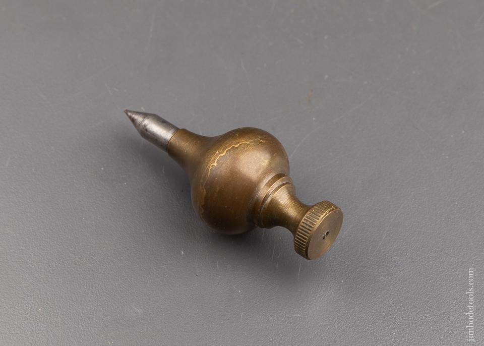 MINT! 2 3/4 inch STORMONT No. 2 Plumb Bob - 92431