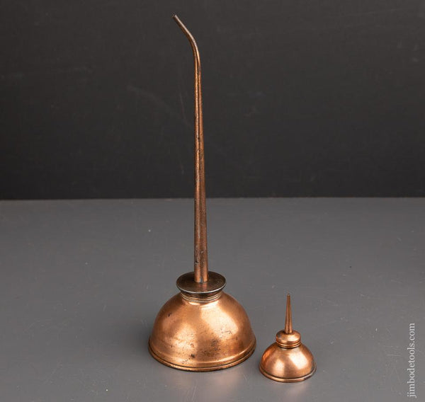 Two Copper Oil Cans - 92439