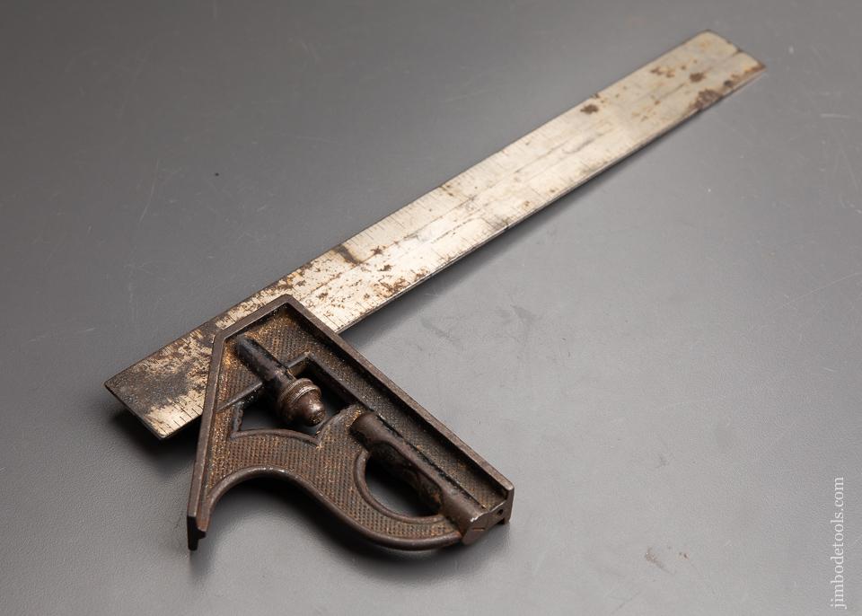Twelve inch STARRETT Combination Square with Unusually Wide Blade - 92458