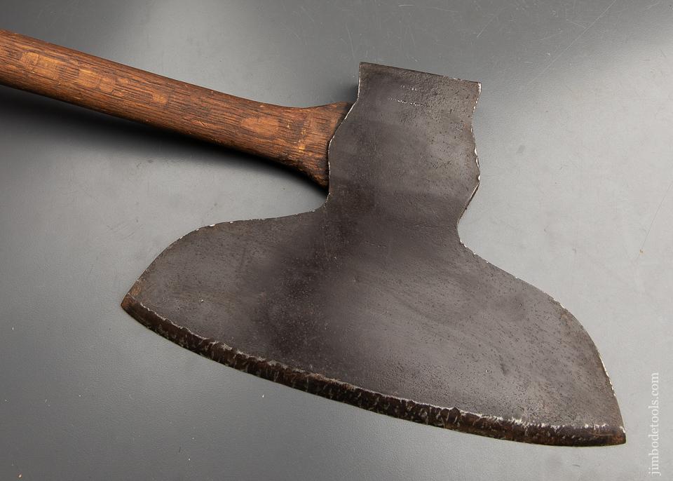 DUNLOP & MADEIRA circa 1831-33 Single Bevel Offset Broad Axe - 92471