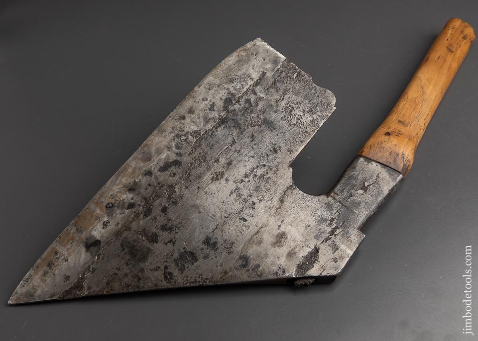 RARE Left-handed Pennsylvania Goosewing Broad Axe - 92472