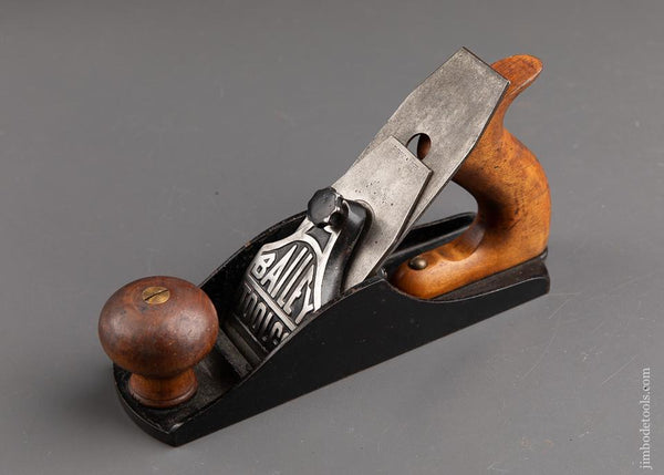 Rare! BAILEY TOOL CO No. 4 Size Smooth Plane FINE with Lever Adjustment - 92474