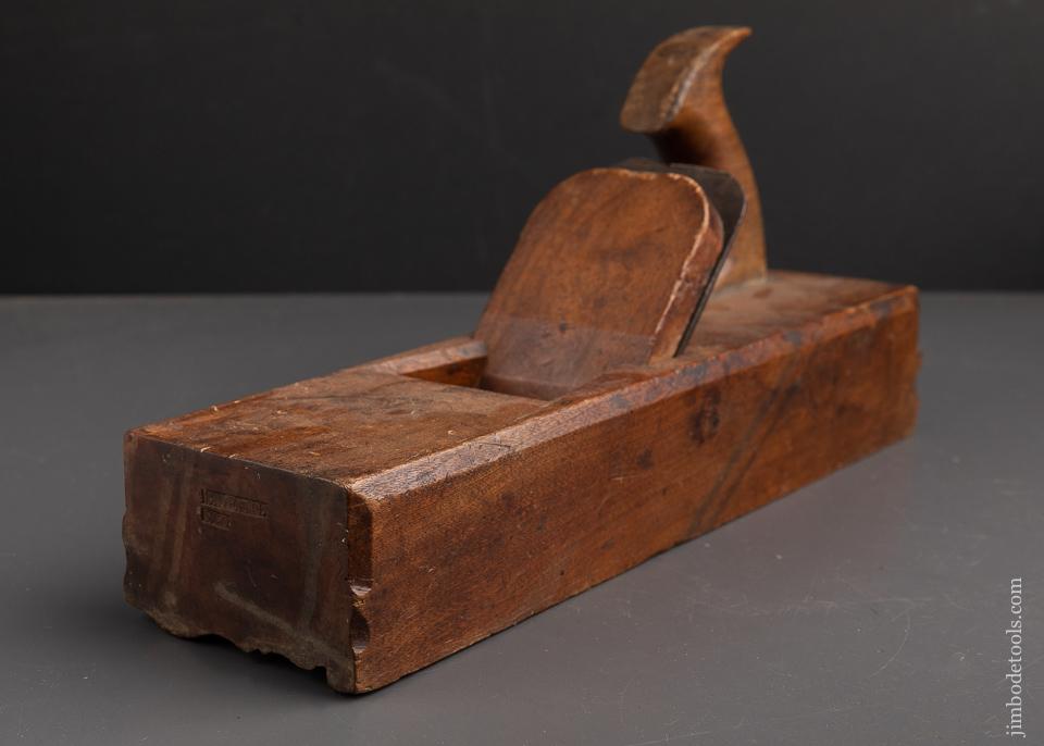 18th Century B. DEAN Yellow Birch Crown Molding Plane FINE Three Stars - 92481U