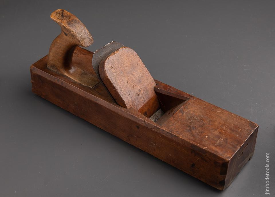 18th Century B. DEAN Yellow Birch Crown Molding Plane FINE Three Stars - 92481U
