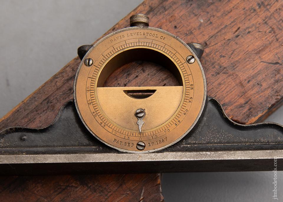 Six inch DAVIS Mantle Clock Level  - 92508