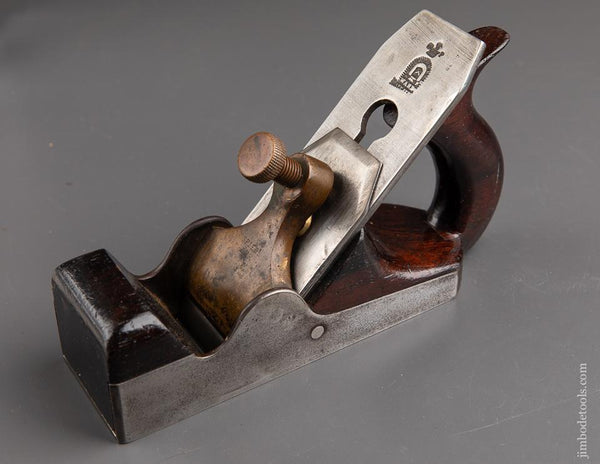 Great SPIERS AYR Rosewood Filled Dovetailed Steel Smooth Plane - 92509