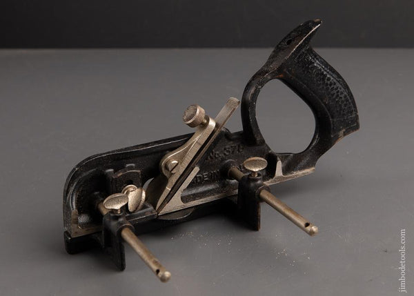 Fine STANLEY No. 378 Weather Strip Rabbet Plane with 2 Stops and Fence - 92511