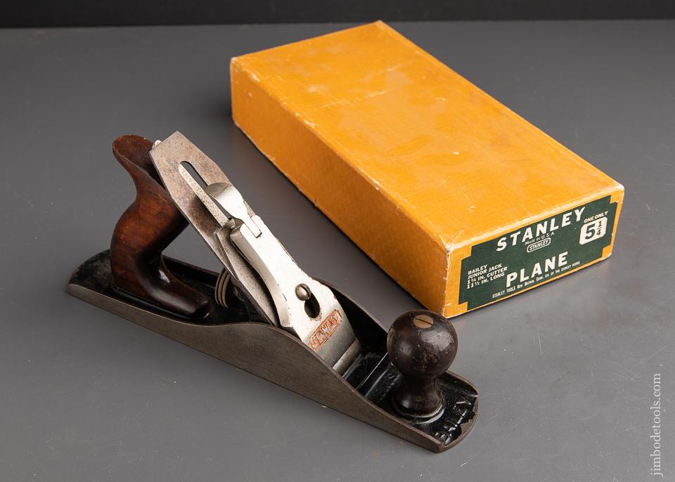STANLEY No. 5 1/4 Junior Jack Plane Type 16 circa 1933-41 in Original Box - 92520