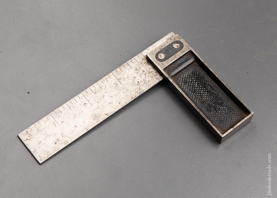4 inch STANLEY NO. 2 Try Square with Lead Fill. Type One ca. 1874 - 92561