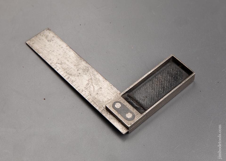 4 inch STANLEY NO. 2 Try Square with Lead Fill. Type One ca. 1874 - 92561