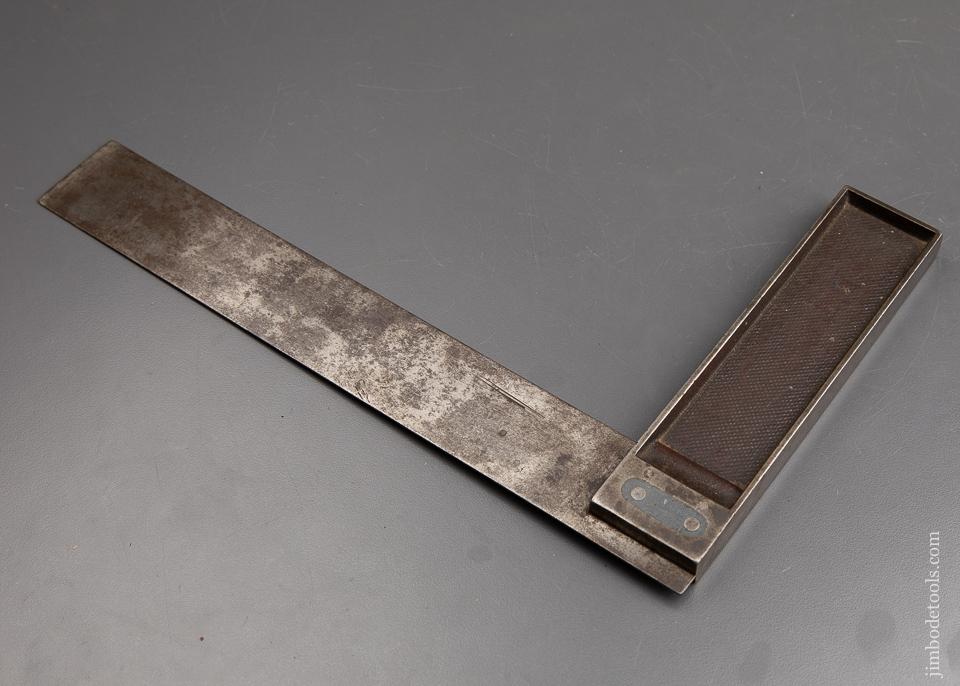 10 inch STANLEY NO. 2 Try Square with Lead Fill. Type One ca. 1874 - 92562