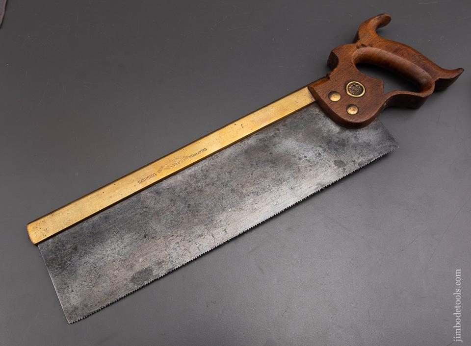 JUST SHARPENED! 14 point 14 inch Rip DISSTON Brass Back Saw - 92637