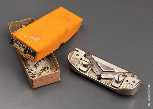 STANLEY No. 79 Side Rabbet Plane Near MINT in Original Box - 92661