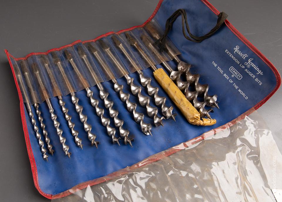  Complete Set of 13 RUSSELL JENNINGS Auger Bits in its Original Roll - 92674