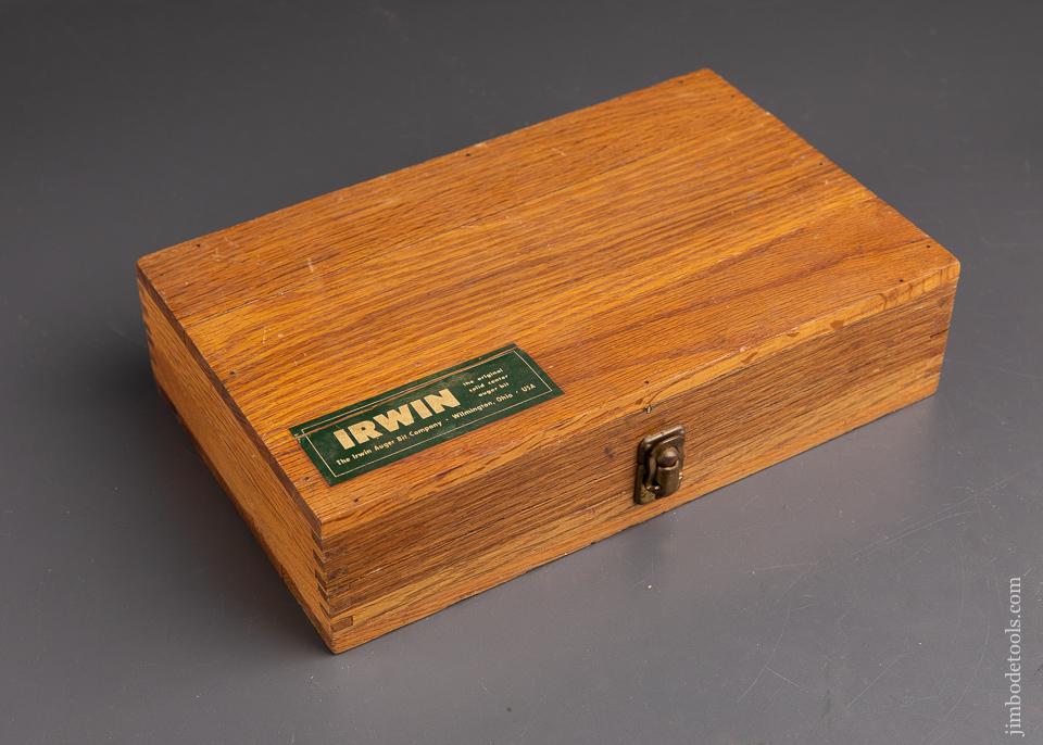 Complete Set of 13 IRWIN Style Auger Bits by MIDWAY TOOL CO in IRWIN Box - 92675