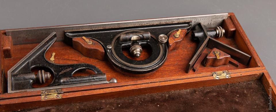 STARRETT Combination Square Set with Three Scales in Box- 92700