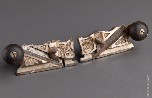 Matched Pair of STANLEY No. 98 & 99 Side Rabbet Planes with stops - 92701