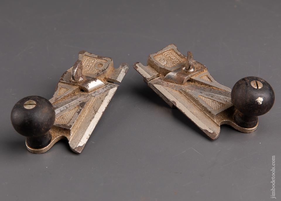 Matched Pair of STANLEY No. 98 & 99 Side Rabbet Planes with stops - 92701