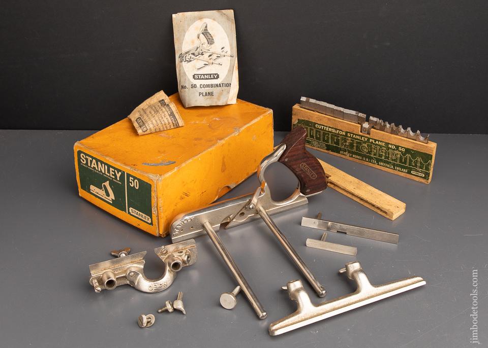 STANLEY No. 50 Light Combination Plane 100%  COMPLETE in Original Box -92708