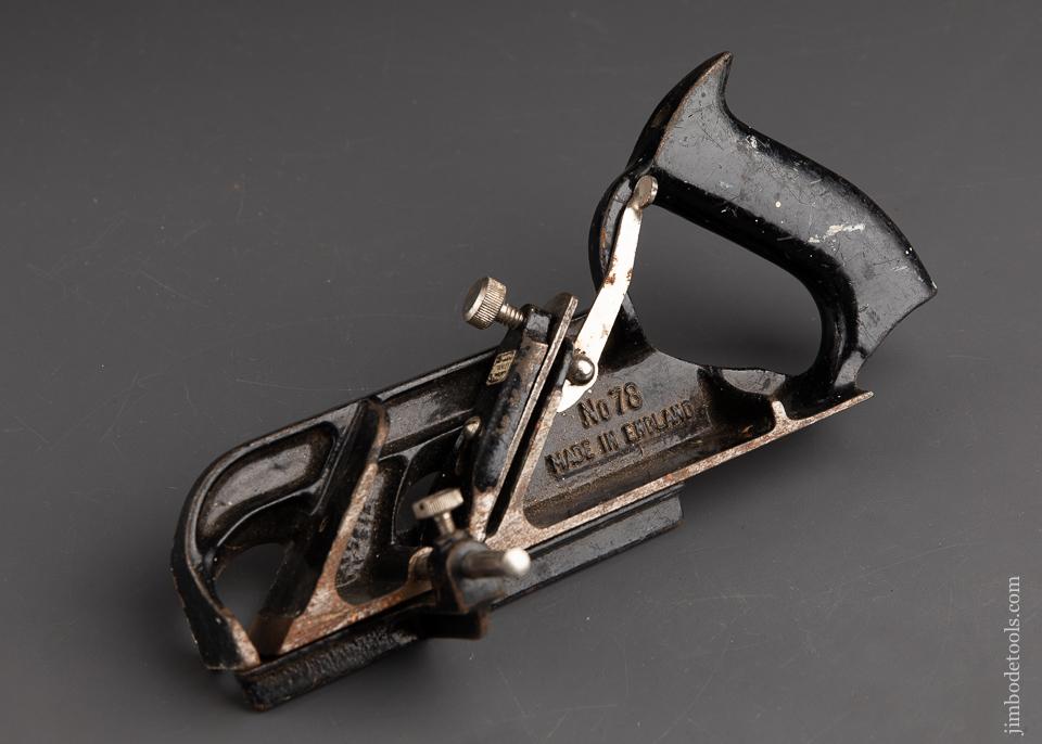  STANLEY No. 78 Duplex, Rabbet, and Filletster Plane - 92716