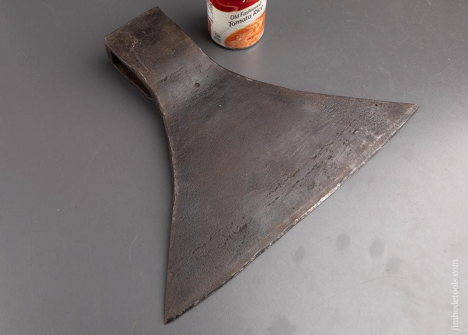 Unusual Large 6 Pound Double Bevel Axe by FEINER