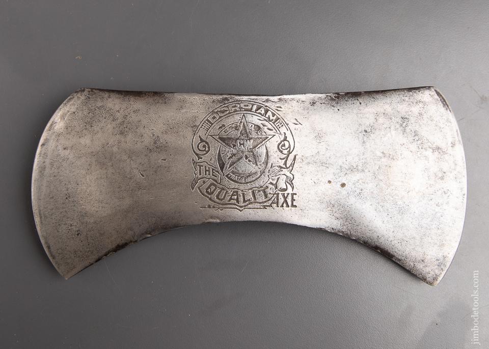 Excellent 3 Pound Embossed Double Bit Felling Axe DORPIAN - 92747