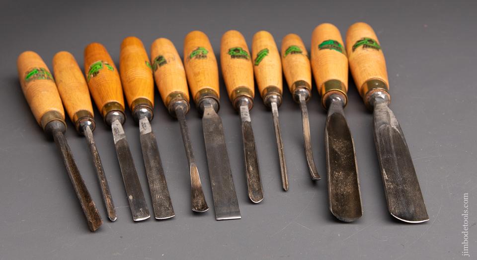 11 New Old Stock HENRY TAYLOR Carving Chisels - 92779