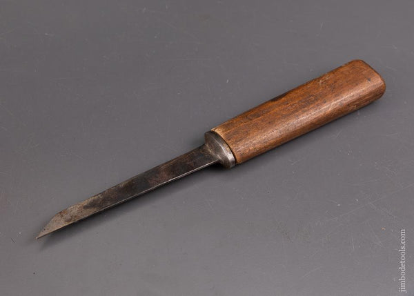 RARE! 1/16 inch ISAAC GREAVES Pig Sticker Mortise Chisel - 92792