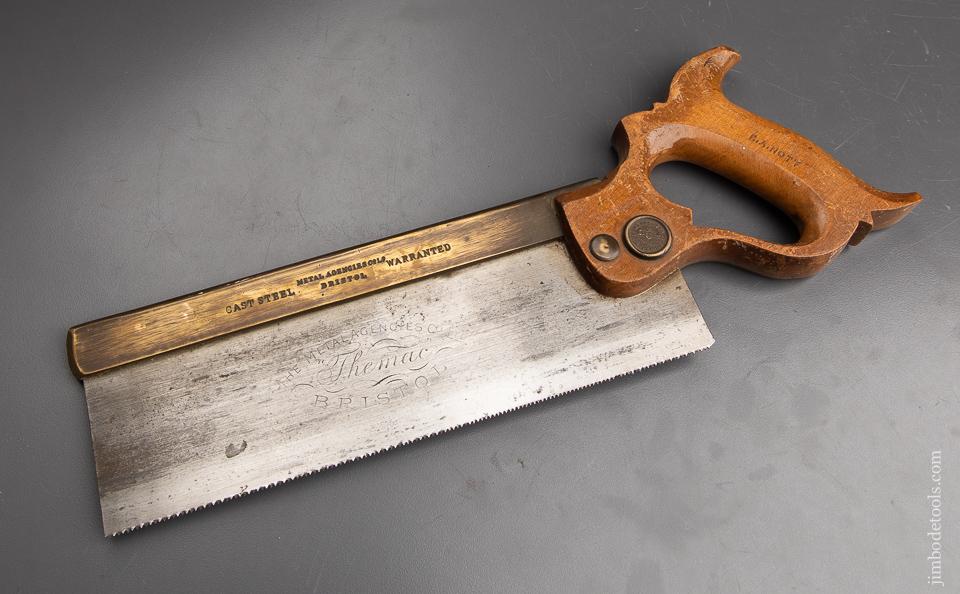 15 Point 10 Inch Rip Brass Back Dovetail Saw - 92806